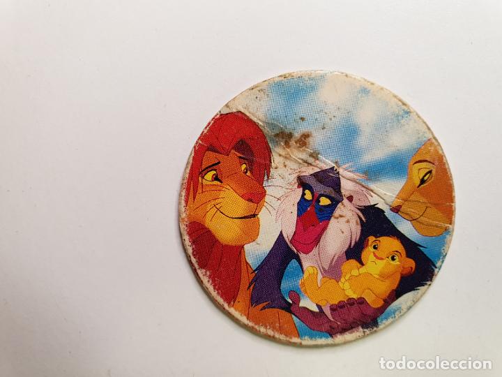 Juguetes antiguos y Juegos de colecci&oacute;n: TAZO PANINI CAPS - DISNEY EL REY LEON - TRASERA LION KING - N&ordm; 36