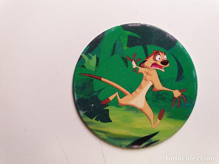 Juguetes antiguos y Juegos de colecci&oacute;n: TAZO PANINI CAPS - DISNEY EL REY LEON - TRASERA LION KING - N&ordm; 26