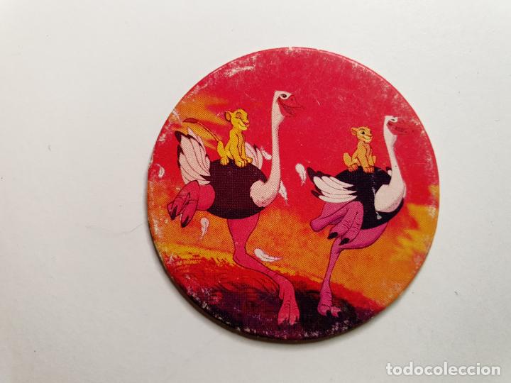 Juguetes antiguos y Juegos de colecci&oacute;n: TAZO PANINI CAPS - DISNEY EL REY LEON - TRASERA REY LEON - N&ordm; 12