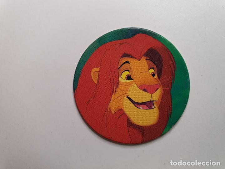 Juguetes antiguos y Juegos de colecci&oacute;n: TAZO PANINI CAPS - DISNEY EL REY LEON - TRASERA REY LEON - N&ordm; 30