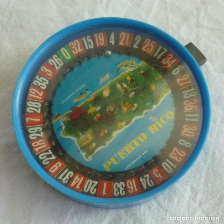 Jouets Anciens et Jeux de collection: Juguete de chapa y plastico, ruleta de casino Puerto Rico, funciona con la palanca
