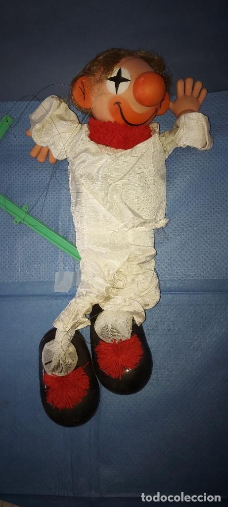 Juguetes antiguos y Juegos de colecci&oacute;n: ANTIGUA MARIONETA PAYASO - A&Ntilde;OS 60-70