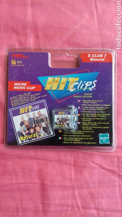 Juguetes antiguos y juegos de colecci&oacute;n: Hit Clips. Micro Music Clip &rdquo;Natural&rdquo;, de S CLUB 7. Hasbro-Tiger 2002.