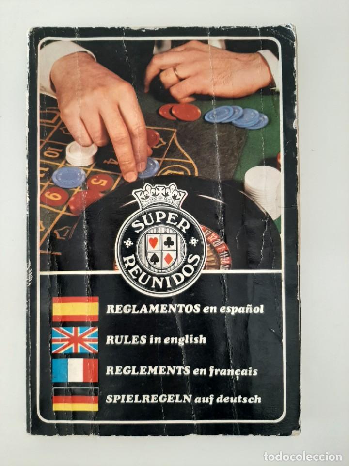 Juguetes antiguos y Juegos de colecci&oacute;n: REGLAMENTO SUPER REUNIDOS. GEYPER. A&Ntilde;OS 70. INSTRUCCIONES.