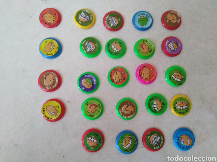 Juguetes antiguos y Juegos de colecci&oacute;n: Lote de 24 Dano ( DANONE ) a&ntilde;os 90