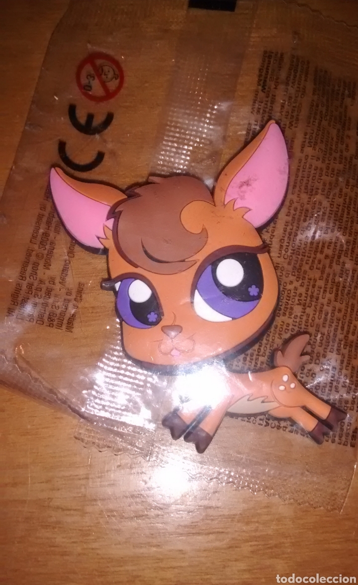 Juguetes antiguos y juegos de colecci&oacute;n: Im&aacute;n Littlest Pet Shop de Hasbro descatalogado ciervo
