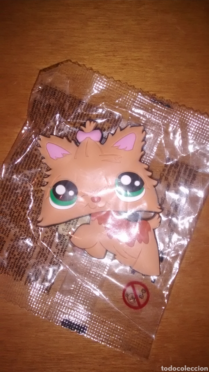 Juguetes antiguos y juegos de colecci&oacute;n: Im&aacute;n Littlest Pet Shop de Hasbro descatalogado nuevo gatita