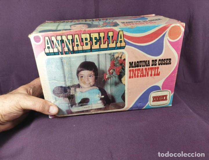 ANTIGUA,ANNABELLA - MAQUINA DE COSER INFANTIL – MANUAL “ EUREKA” ORIGINAL  (1976)