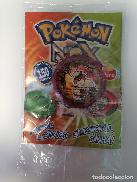 Juguetes antiguos y Juegos de colecci&oacute;n: TAZO POKEMON PRECINTADO CON CHECKLIST -- A&Ntilde;O 2005 -- POKEMON NOX -- NINTENDO -- N&ordm; 58