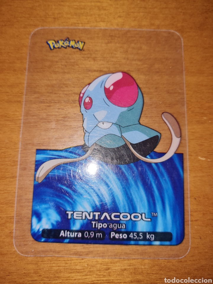 Juguetes antiguos y juegos de colecci&oacute;n: Carta Cromo lamincard lamincards Pokemon Tentacool Nintendo 2005