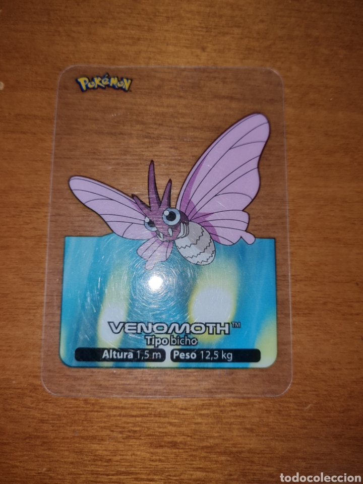 Juguetes antiguos y juegos de colecci&oacute;n: Carta Cromo lamincard lamincards Pokemon Venomoth Nintendo 2005