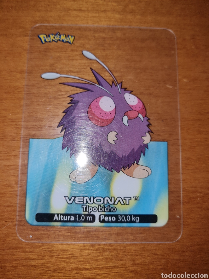 Juguetes antiguos y Juegos de colecci&oacute;n: Cromo carta lamincard lamincards Pokemon Venonat Nintendo 2005