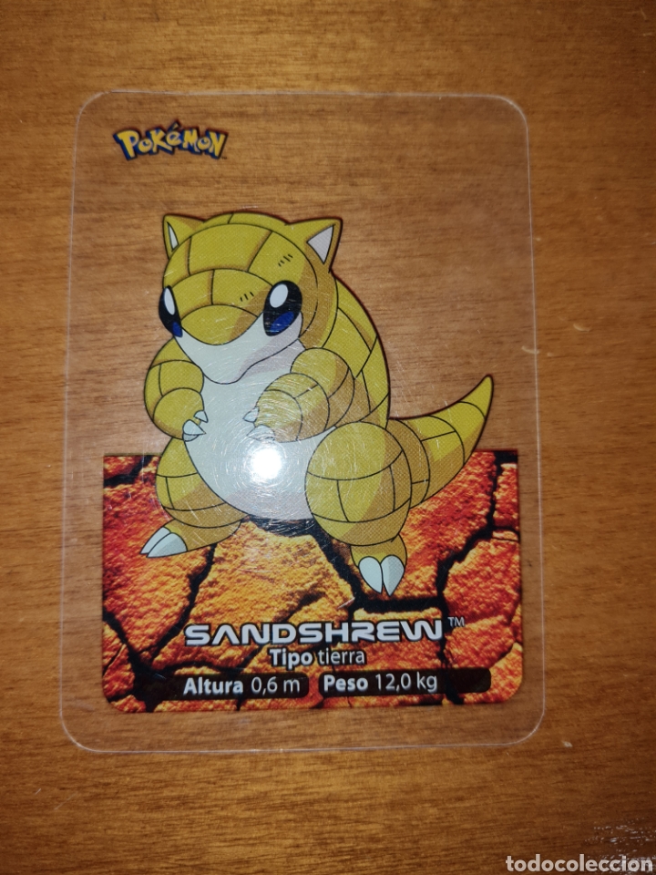 Juguetes antiguos y Juegos de colecci&oacute;n: Cromo carta lamincard lamincards Pokemon Sandshrew Nintendo 2005