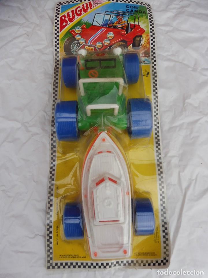 Juguetes antiguos y Juegos de colecci&oacute;n: Bugui con canoa guardia forestal ref. 222 kiosko en blister a estrenar, Juguetes Domingo
