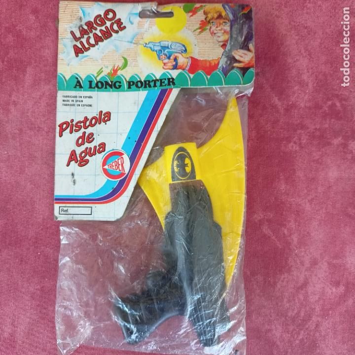 Juguetes antiguos y juegos de colecci&oacute;n: PISTOLA AGUA A&Ntilde;OS 80 BATMAN - TREBER