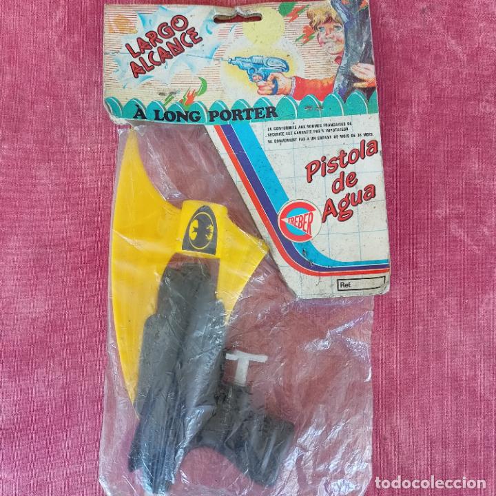 Juguetes antiguos y juegos de colecci&oacute;n: PISTOLA AGUA A&Ntilde;OS 80 BATMAN - TREBER