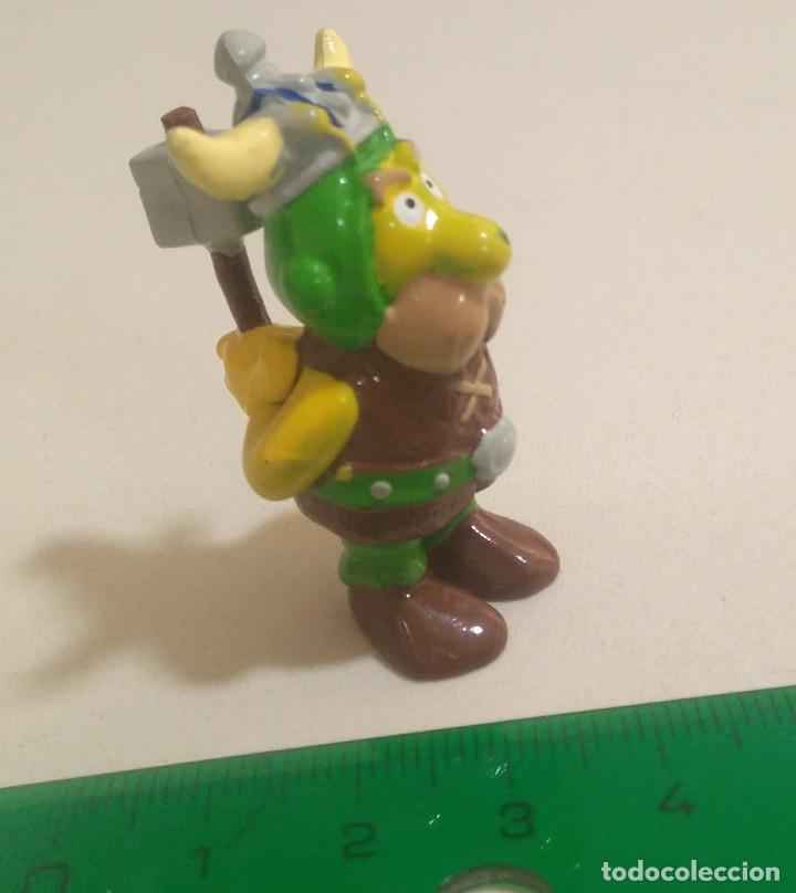 Juguetes antiguos y juegos de colecci&oacute;n: borgmann alien vikingo con martillo mu&ntilde;eco figura figurita miniatura mini