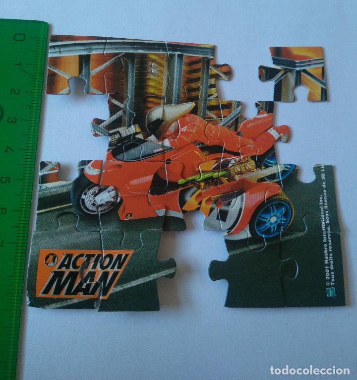 Juguetes antiguos y juegos de colecci&oacute;n: puzzle cardbury action man mini de huevo sorpresa antiguo hasbro puzle