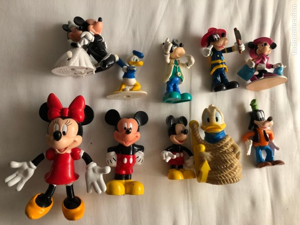 Juguetes antiguos y juegos de colecci&oacute;n: LOTE DE 11 FIGURAS DISNEY MICKEY MOUSE MINNIE - KREATEN