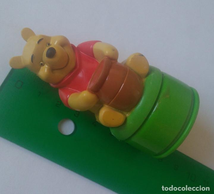 Juguetes antiguos y juegos de colecci&oacute;n: figura mu&ntilde;eco winnie pooh winie poh disney figura tarro miel
