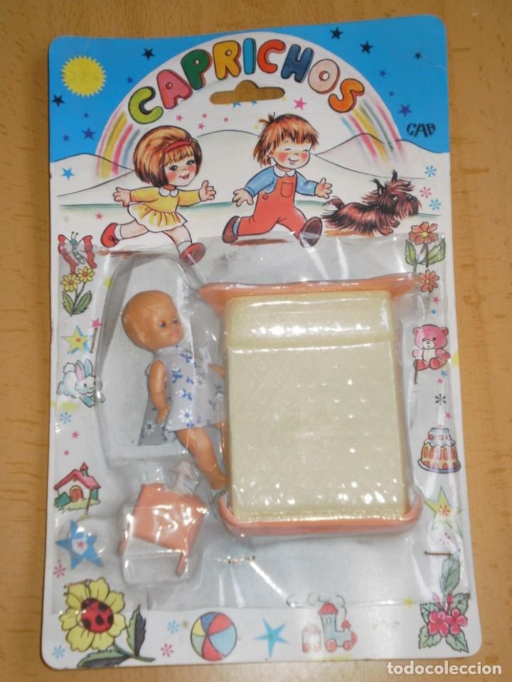 Juguetes antiguos y Juegos de colecci&oacute;n: BLISTER SIN ABRIR , ACCESORIOS PARA NI&Ntilde;AS CON MU&Ntilde;EQUITA . CAPRICHOS . CAB ( ESPA&Ntilde;A ) A&Ntilde;OS 70