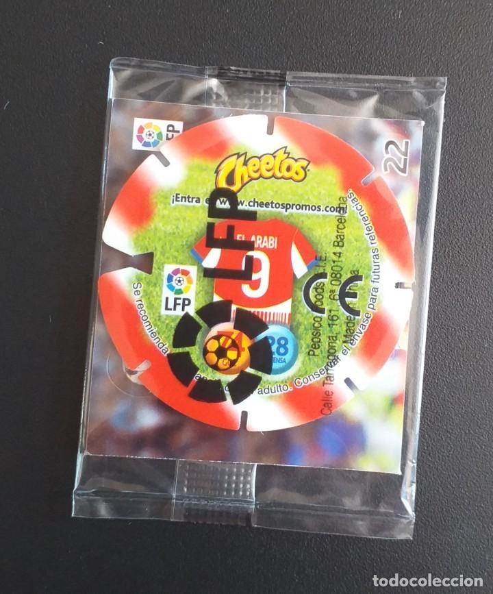 Juguetes antiguos y juegos de colecci&oacute;n: TAZO VOLADOR n&ordm; 100 EL-ARABI GRANADA CHEETOS MATULIGA 2012-2013. Precintado.