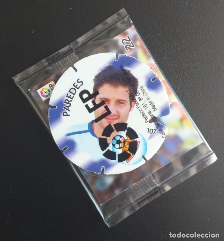 Juguetes antiguos y juegos de colecci&oacute;n: TAZO VOLADOR n&ordm; 107 PAREDES REAL ZARAGOZA CHEETOS MATULIGA 2012-2013. Precintado.