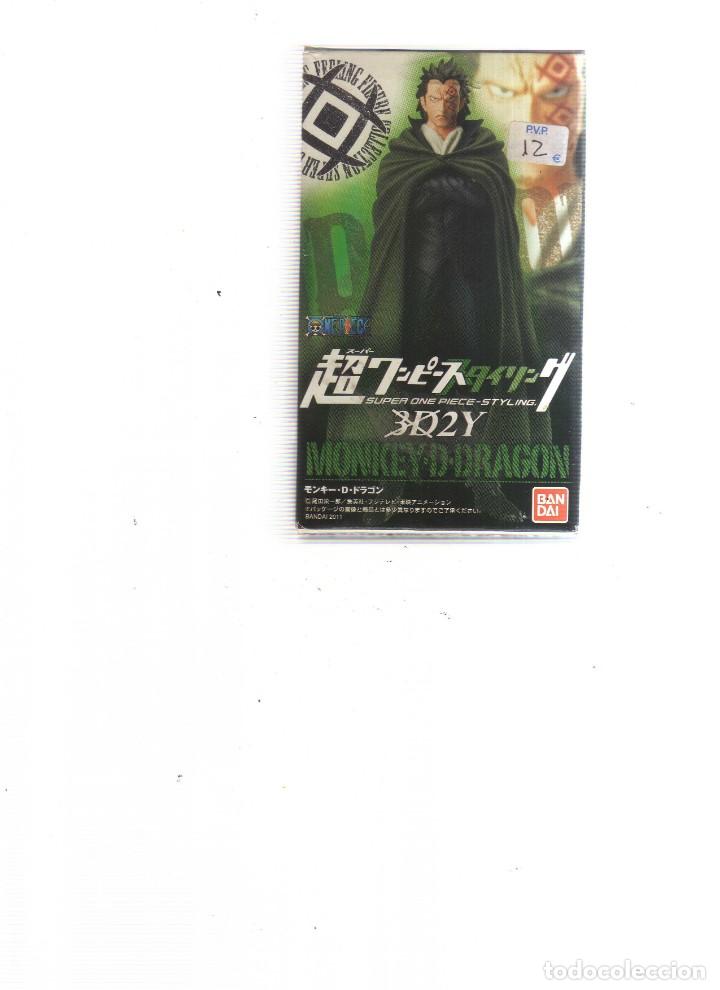 Juguetes antiguos y juegos de colecci&oacute;n: SUPER ONE PIECE -STYLING 2Y MONKEY,D,DRAGON BANDAI