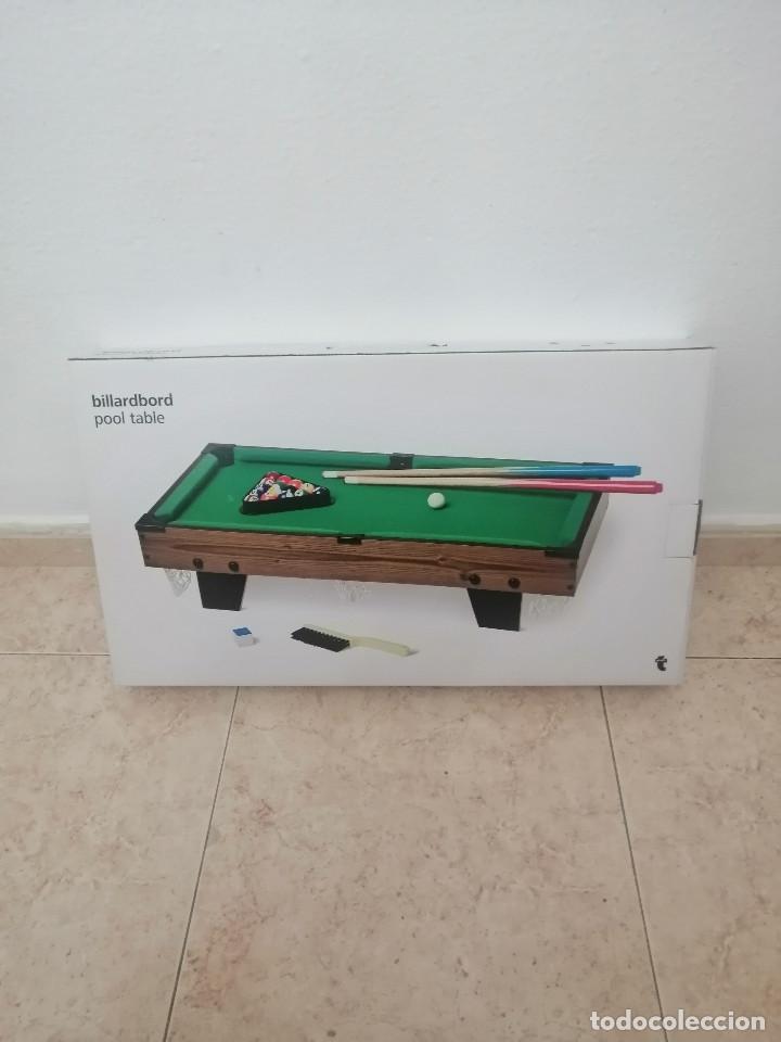 Juguetes antiguos y juegos de colecci&oacute;n: BILLARDBORD POOL TABLE - Foto 2