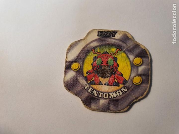 Juguetes antiguos y Juegos de colecci&oacute;n: TAZO DIGIMON 2000 - RELOJ CHICLE VIDAL - N&ordm; TENTOMON