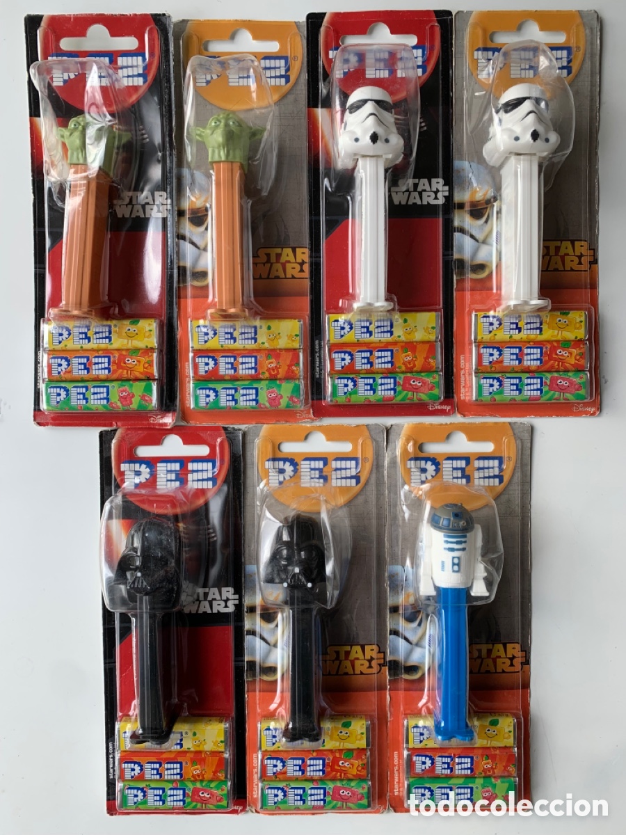 Juguetes antiguos y Juegos de colecci&oacute;n: DISPENSADORES PEZ STAR WARS