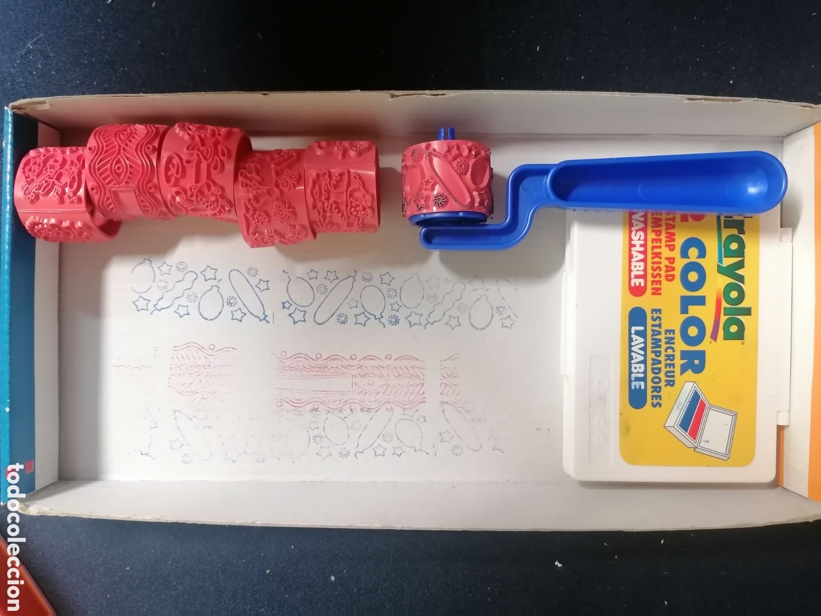 Juguetes antiguos y Juegos de colecci&oacute;n: Sello tamp&oacute;n en rodillo