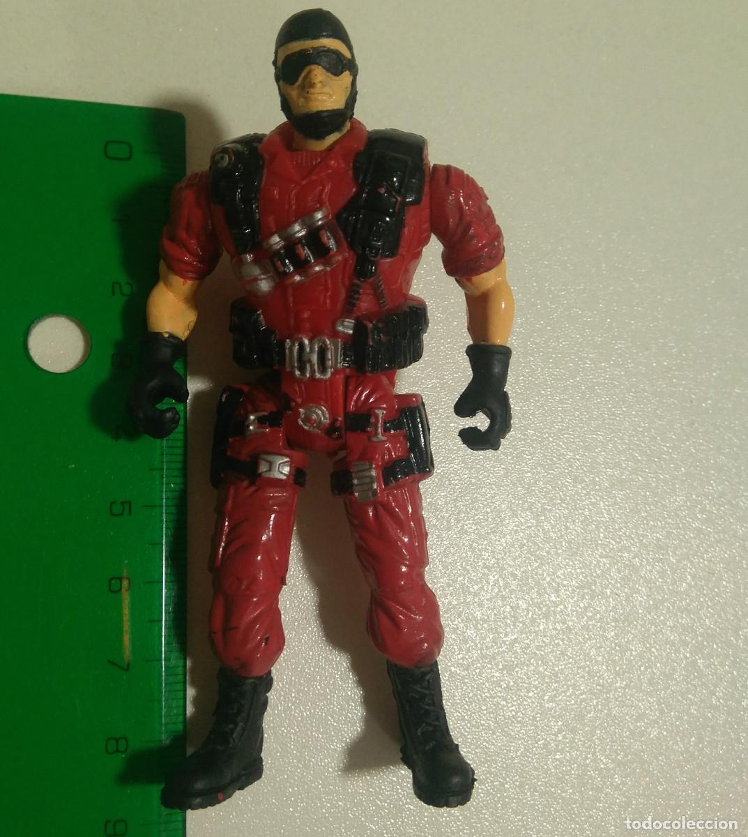 Juguetes antiguos y Juegos de colecci&oacute;n: figura accion rojo mu&ntilde;eco articulado antiguo bootleg botleg