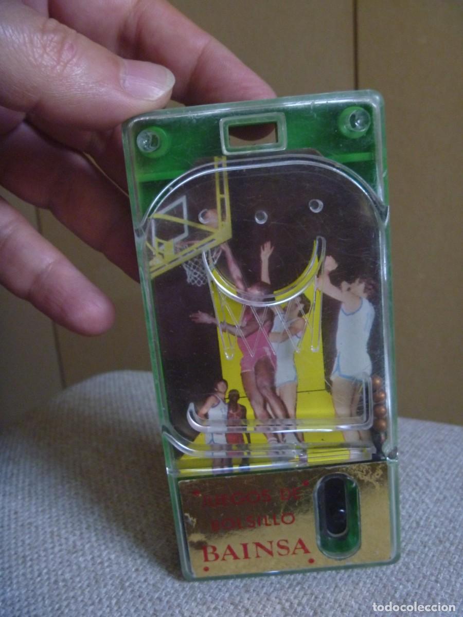 Antique Toys and Collectible Games: JUEGO BOLSILLO BAINSA BASKET BALONCESTO JUEGO A&Ntilde;OS 80 MADE IN SPAIN OFERTA