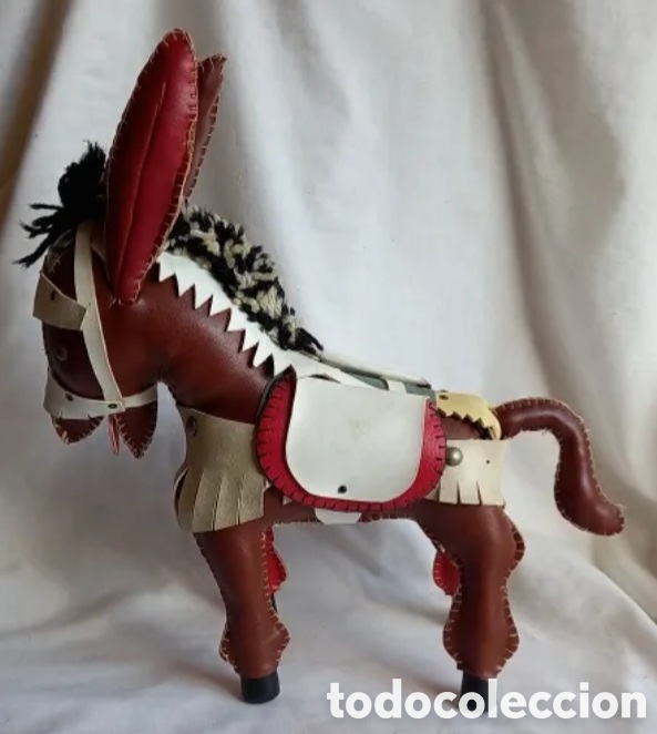 Juguetes antiguos y Juegos de colecci&oacute;n: ANTIGUO BURRO ARTESANAL