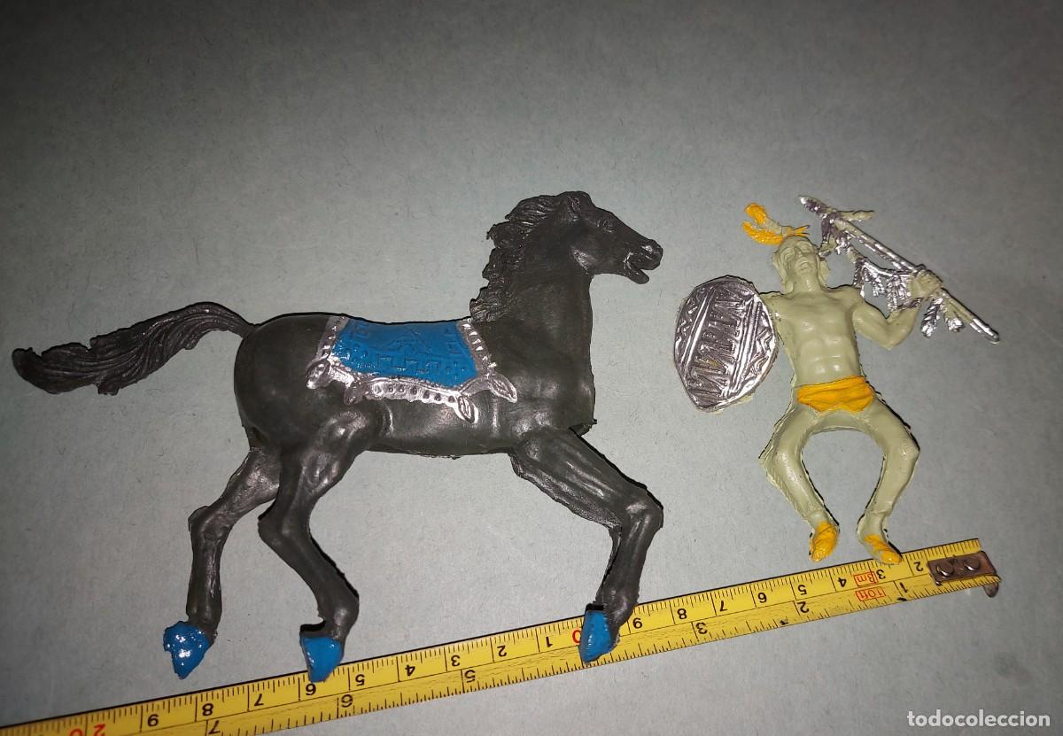 Brinquedos antigos e Jogos de cole&ccedil;&atilde;o: INDIO Y CABALLO - FIGURA GRANDE - REIGON