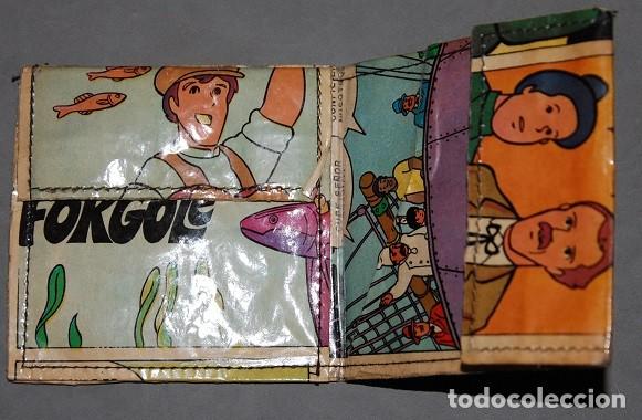 Juguetes antiguos y Juegos de colecci&oacute;n: CARTERA/MONEDERO ARTESANAL MARCO SERIE DIBUJOS ANIMADOS A&Ntilde;OS 70