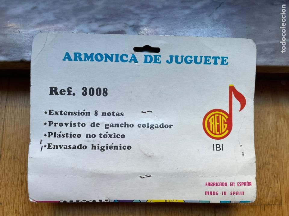 Juguetes antiguos y juegos de colecci&oacute;n: ARMONICA DE REIG - Foto 2