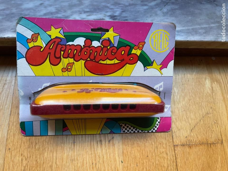 Juguetes antiguos y juegos de colecci&oacute;n: ARMONICA DE REIG - Foto 1