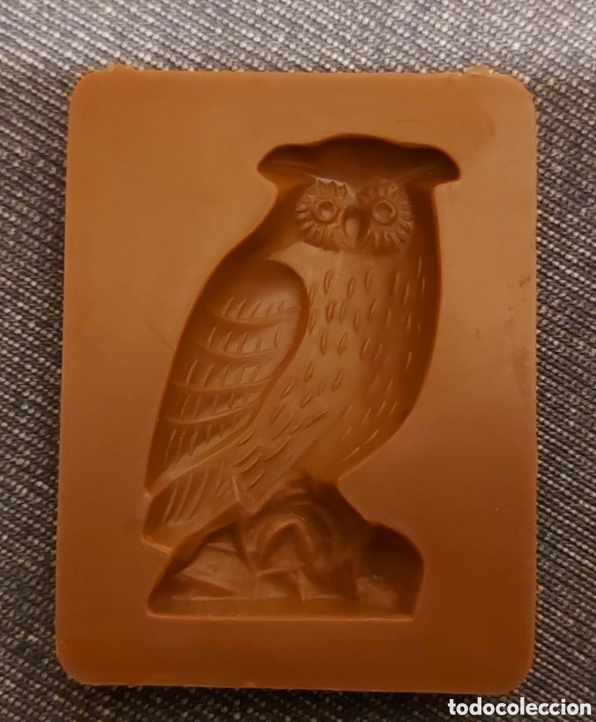 Juguetes antiguos y juegos de colecci&oacute;n: JOVI PLAST. Molde Buho para plastilina a&ntilde;os 80