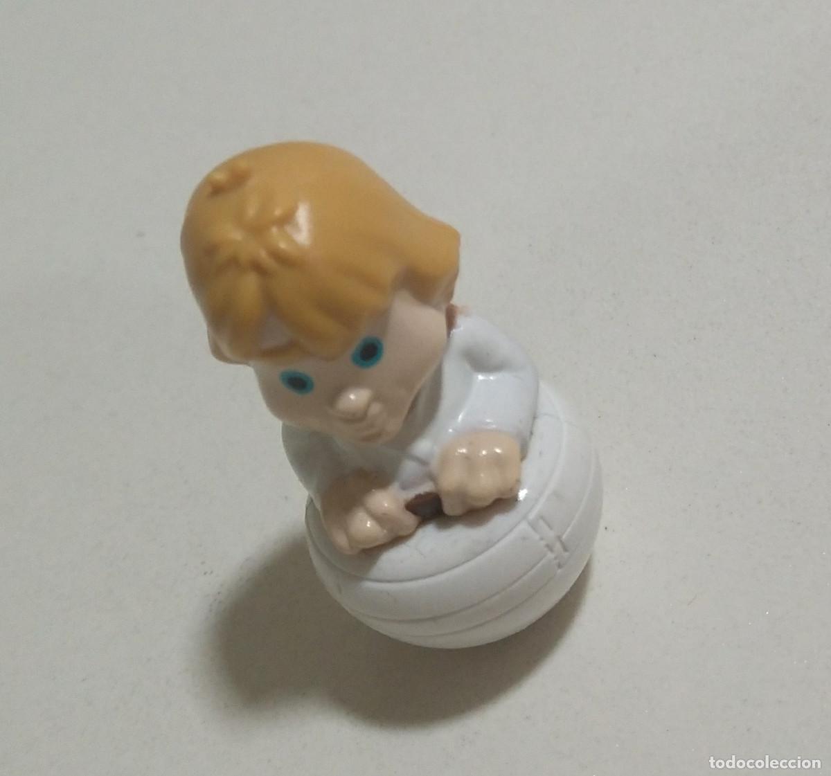 Juguetes antiguos y juegos de colecci&oacute;n: figurita mu&ntilde;eco tentetieso tente tieso star wars guerra galaxias carrefour rollin rollinz mini luke