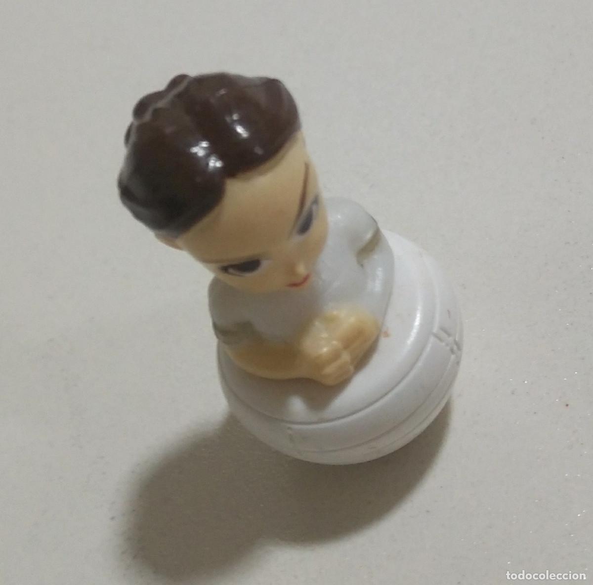 Juguetes antiguos y juegos de colecci&oacute;n: figurita mu&ntilde;eco tentetieso tieso star wars guerra galaxias carrefour rollin rollinz amidala PADME