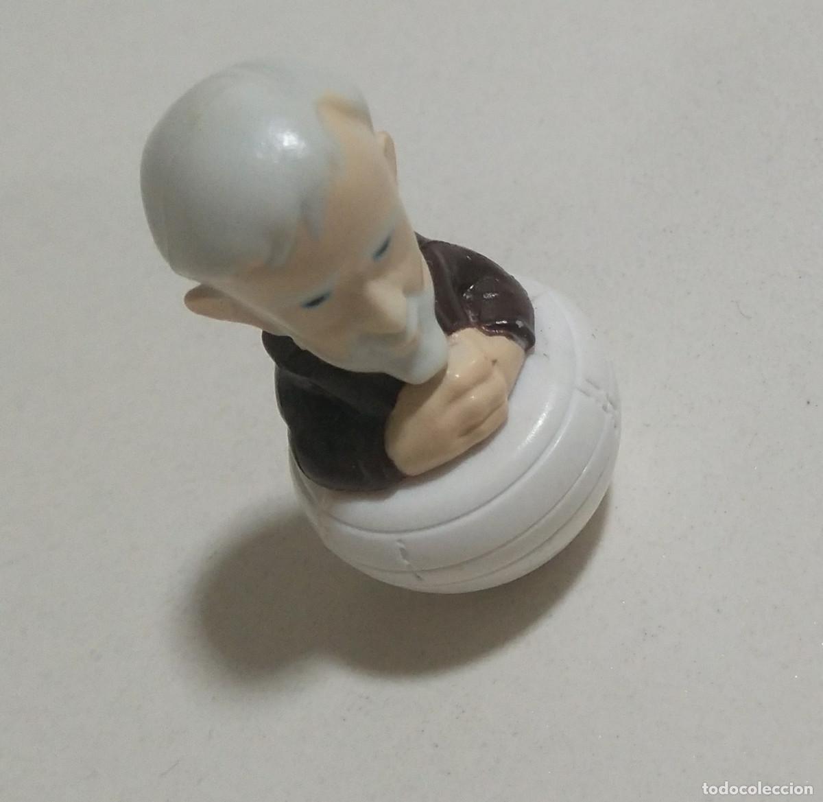 Juguetes antiguos y juegos de colecci&oacute;n: figurita mu&ntilde;eco tentetieso tieso star wars guerra galaxias carrefour rollin rollinz obi wan ben