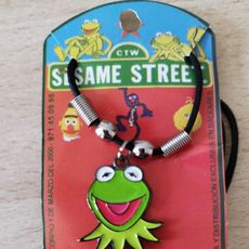 Sesame Street Rana Rene colgante rana gustavo sesame streets muppets ji - Compra venta en ...