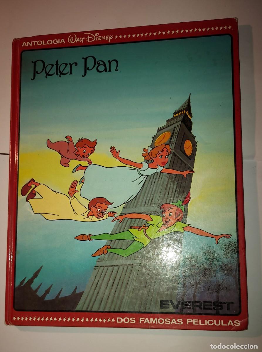 Juguetes antiguos y Juegos de colecci&oacute;n: PETER PAN - WALT DISNEY - DOS FAMOSAS PEL&Iacute;CULAS -ED. EVEREST 1984