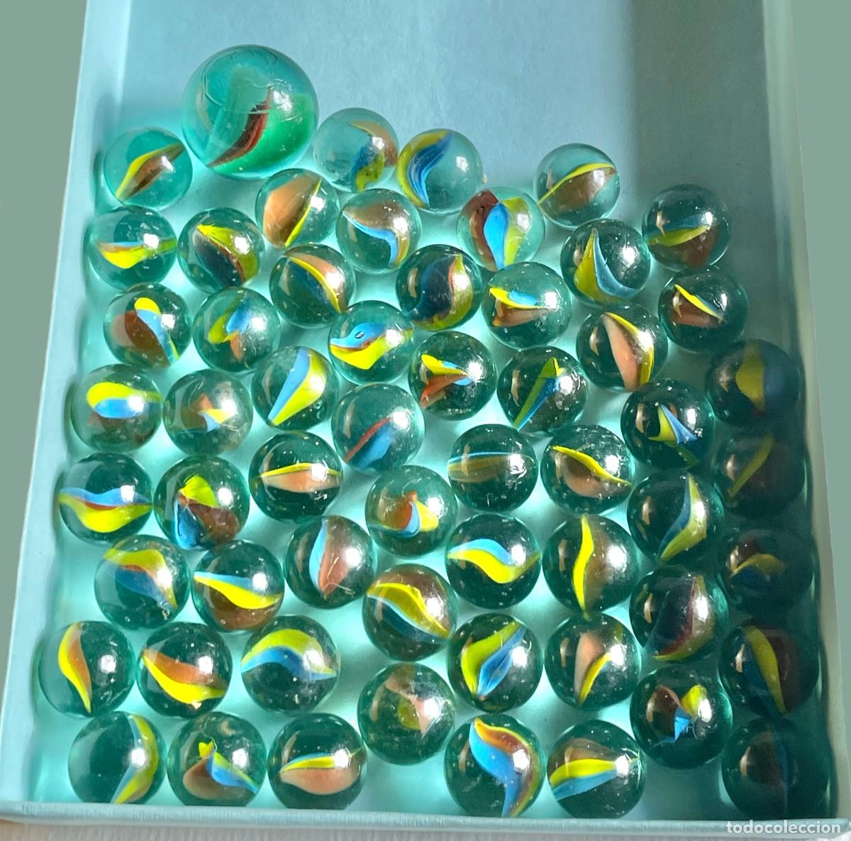 lote de 58 canicas de cristal - Compra venta en todocoleccion