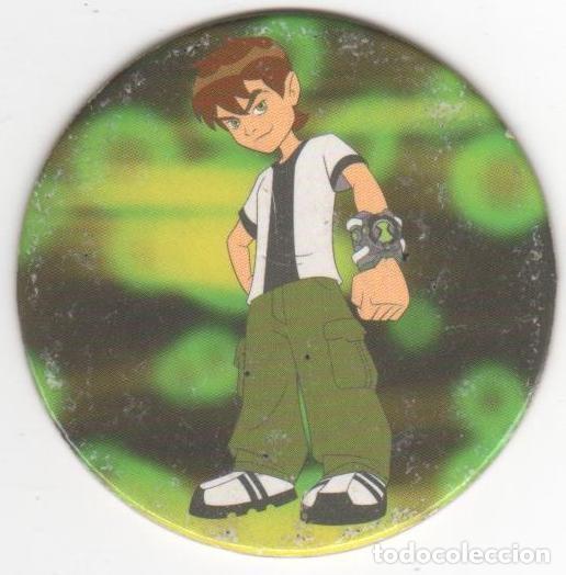 Juguetes antiguos y Juegos de colecci&oacute;n: COLECCI&Oacute;N TAZOS EXIT TOYS BEN 10 CAPS TAZO CART&Oacute;N POGS N&Uacute;MERO 4 8 POINTS SERIE ANIMACI&Oacute;N NORMAL