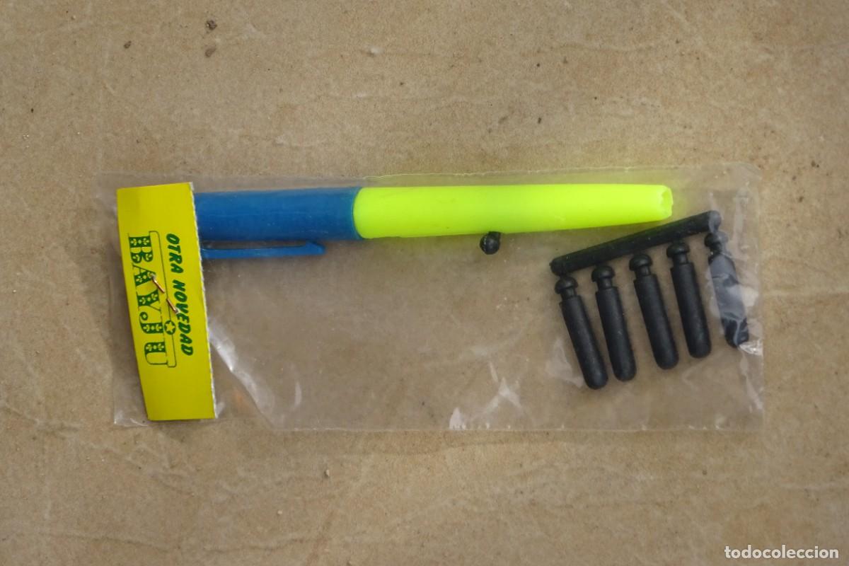 Juguetes antiguos y juegos de colecci&oacute;n: BOLIGRAFO AGENTE SECRETO BAYJU ( ESPA&Ntilde;A ) DISPARA BALAS DE PLASTICO . BARATIJAS QUIOSCO A&Ntilde;OS 80