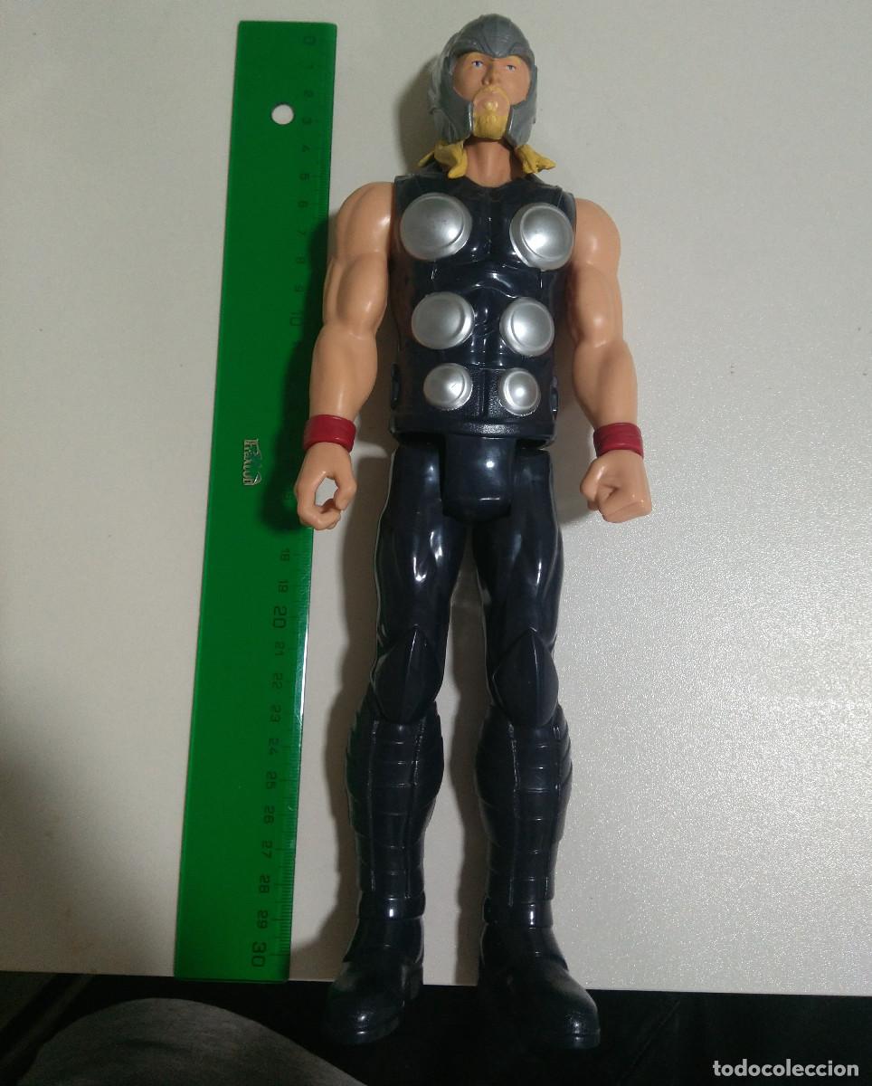 Juguetes antiguos y juegos de colecci&oacute;n: figura thor marvel disney mu&ntilde;eco articulado gran tama&ntilde;o