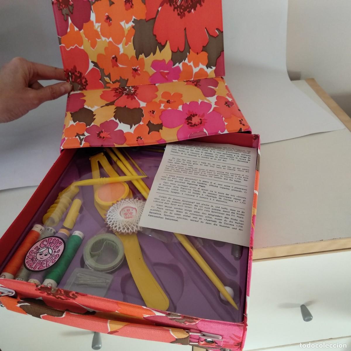 Juguetes antiguos y juegos de colecci&oacute;n: SE&Ntilde;ORITA PEPIS MALETIN LABOR VIAJE a&ntilde;os 70 - ESTRENAR - Srta. Pepis Malet&iacute;n